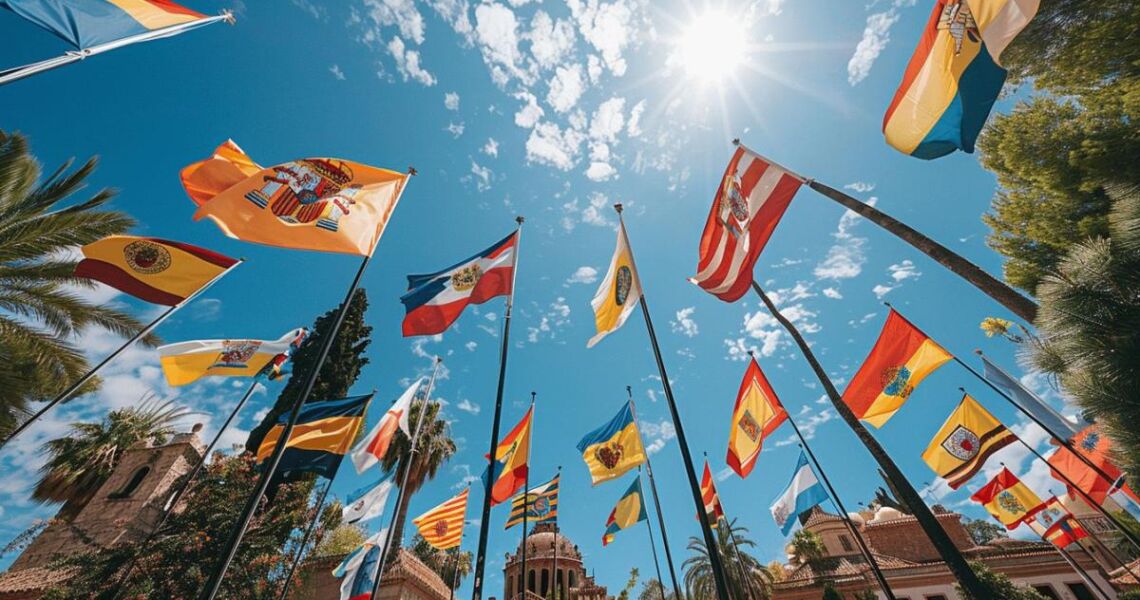 Drapeaux des régions d’Espagne : une diversité culturelle en couleurs