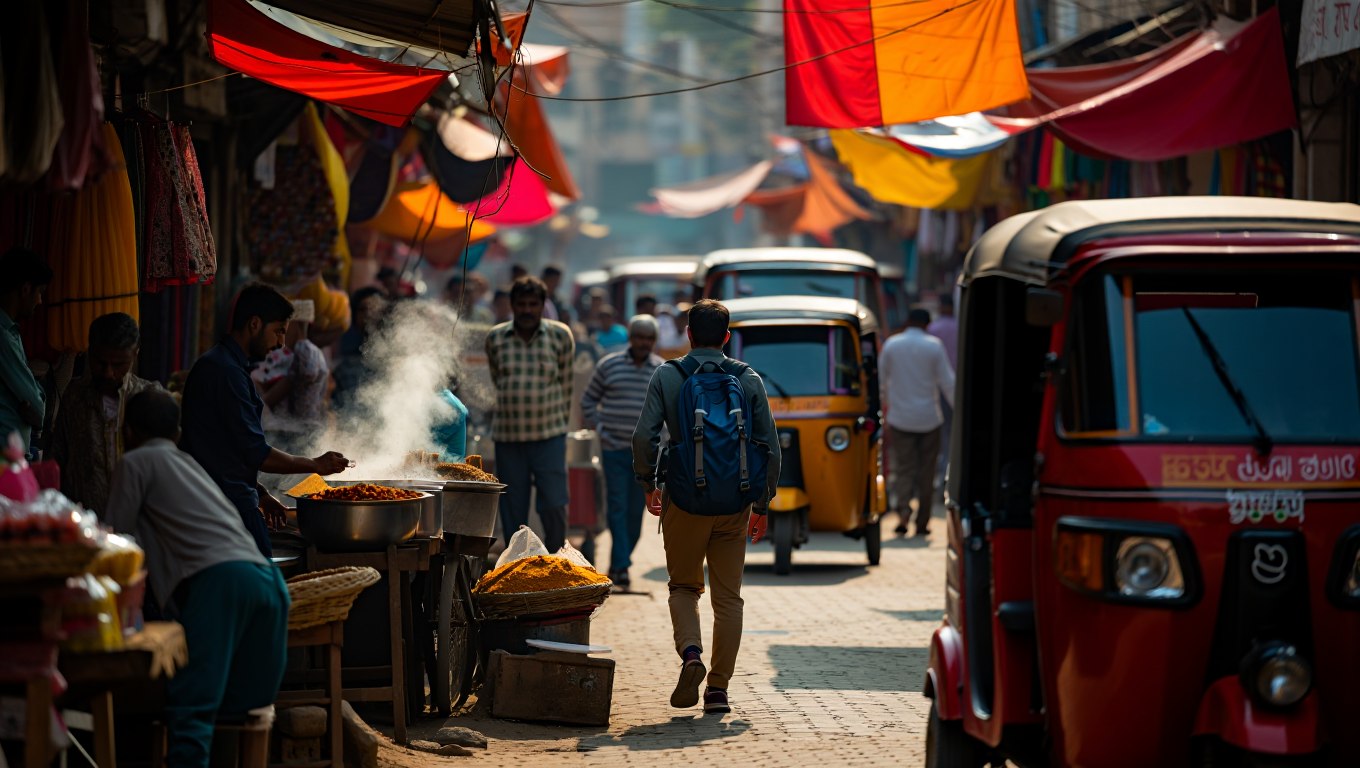 Immersion culturelle _ arriv&eacute;e en Inde