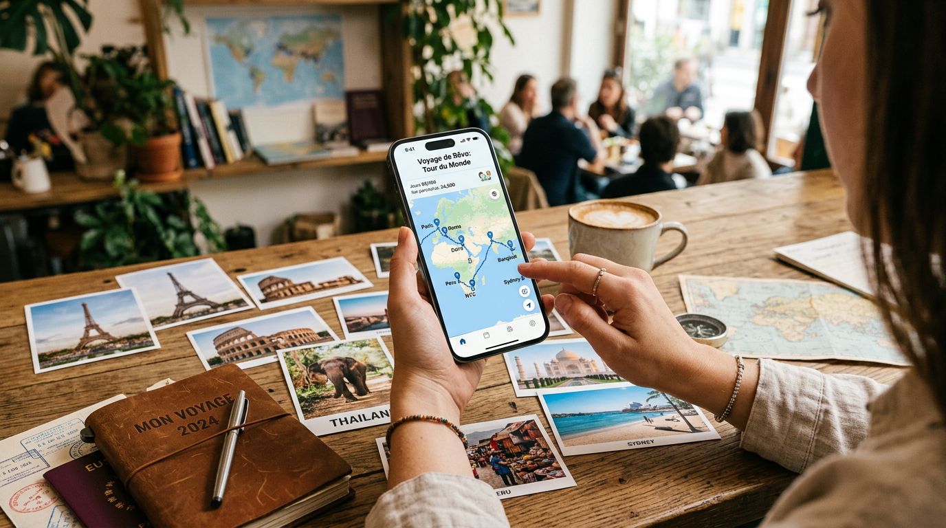 Comment partager son itin&eacute;raire de voyage avec ses proches